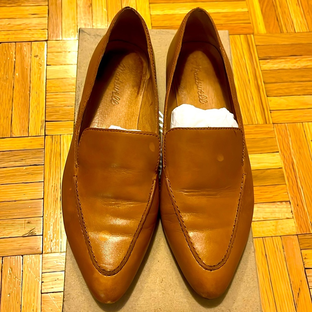 Madewell leather flats 8 1/2